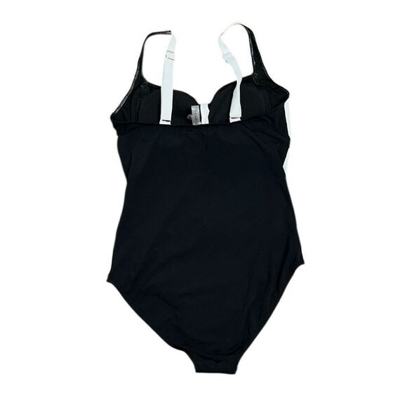 Tempt Me Black and White One Piece Swim wear(Size Large) - Picture 4 of 9
